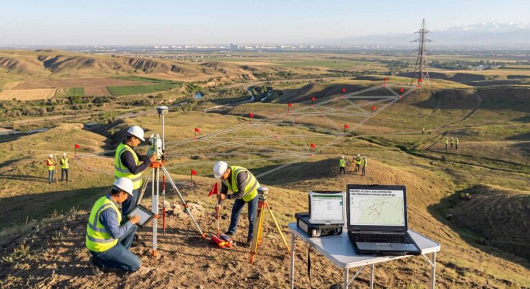Топографическая съёмка 59 га (трасса ВЛ 220 кВ Альфа–Чопон-Ота)