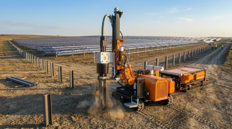 Испытания свай (Pile Drive & Pull-Out), Samarkand 2 Solar 500 МВт
